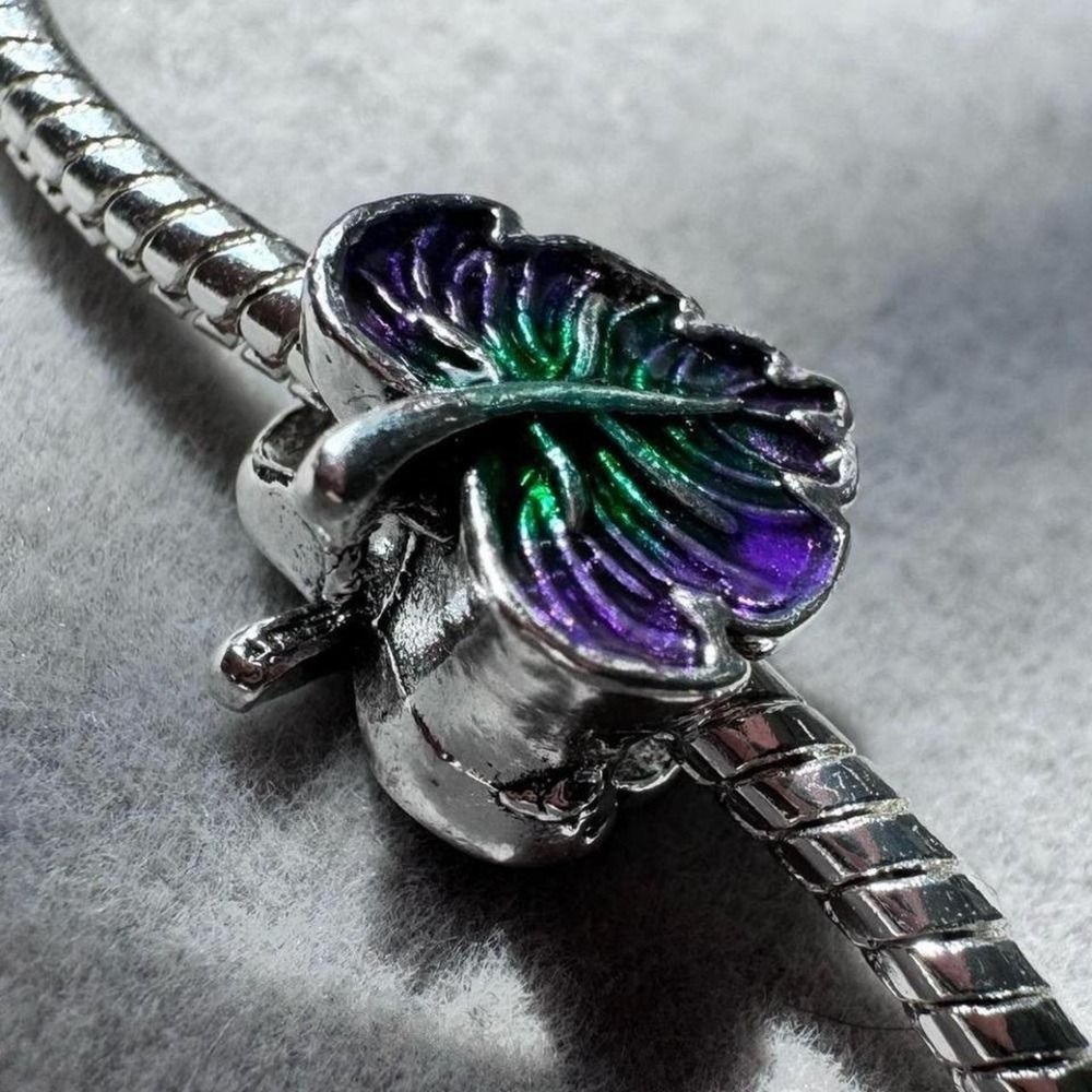 Rainbow Leaf Charm fits PANDORA - Picture 7 of 8